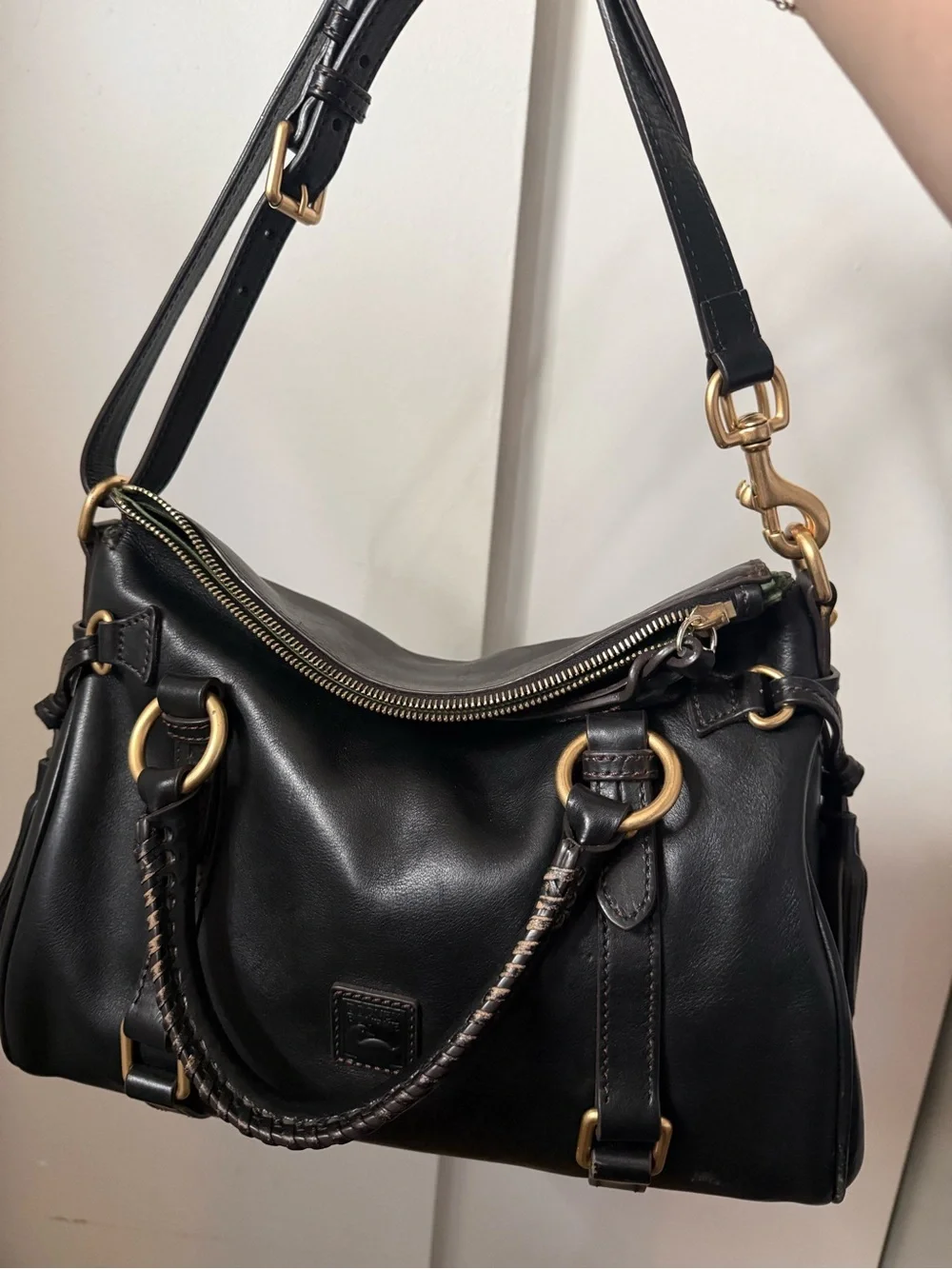Dooney & Bourke Black Florentine Satchel